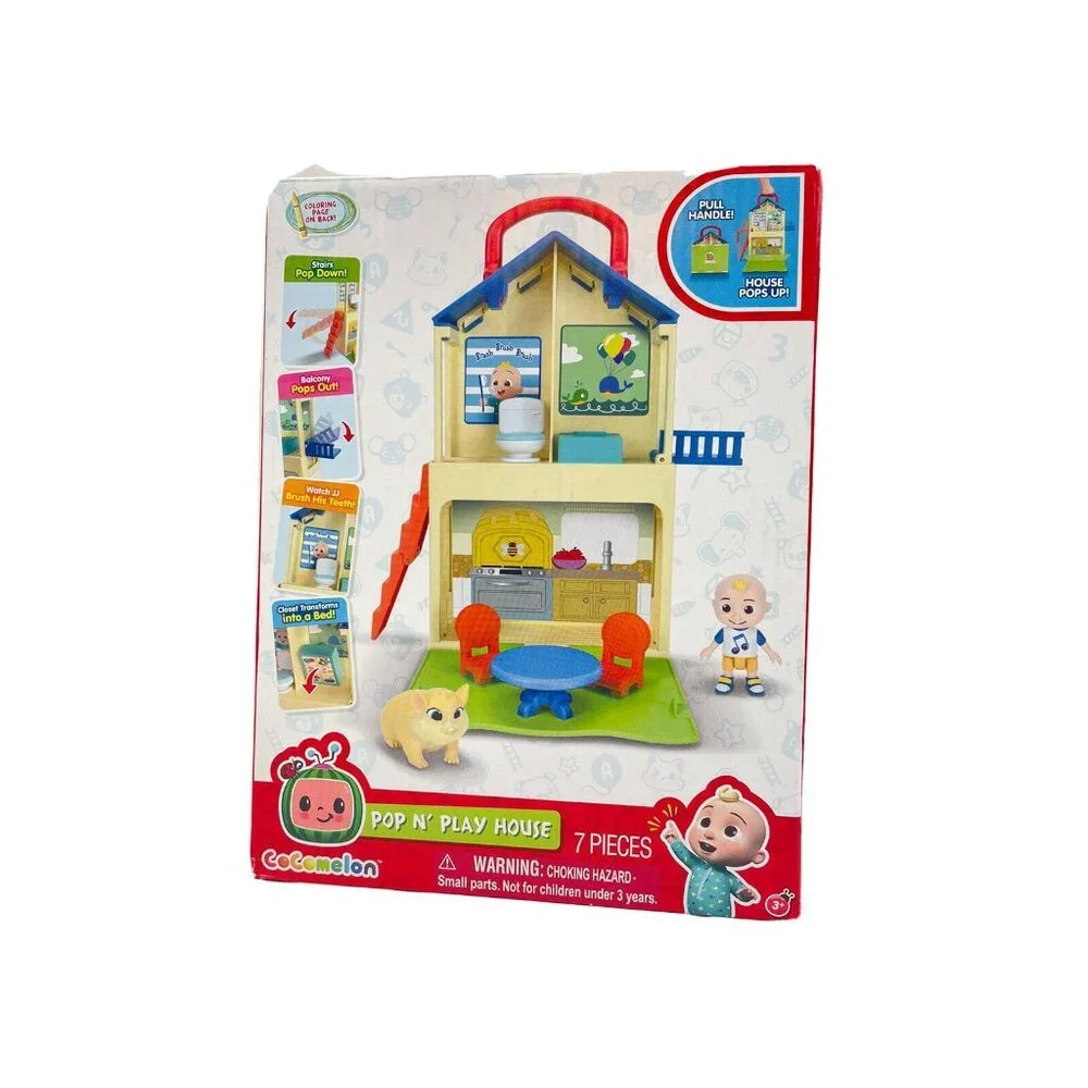 Cocomelon Pop n’ Play House Playset 7pc